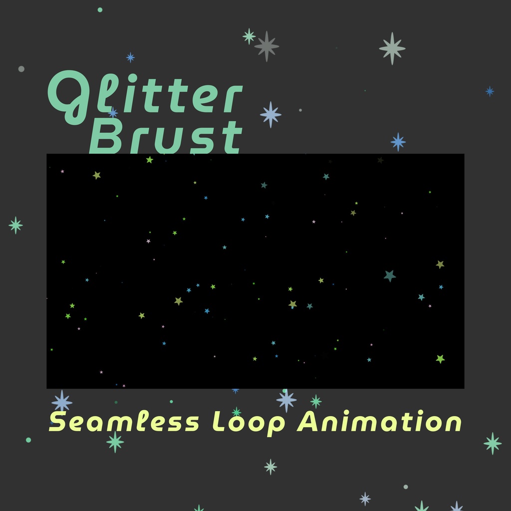 縦横各3種【透過キラキラ動画素材】可愛いキラキラの光で動画を演出！背景透過で使いやすい映像エフェクト素材