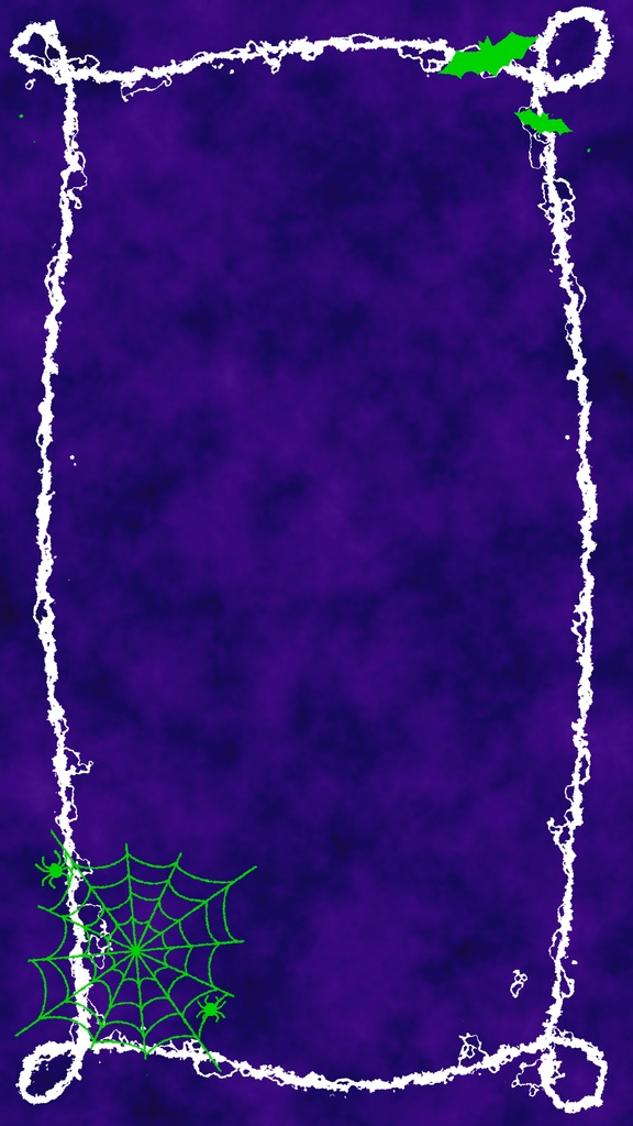 【動く背景】ダーク&オシャレなパープルでハロウィンを演出!アニメーション背景素材🕷️🕸️