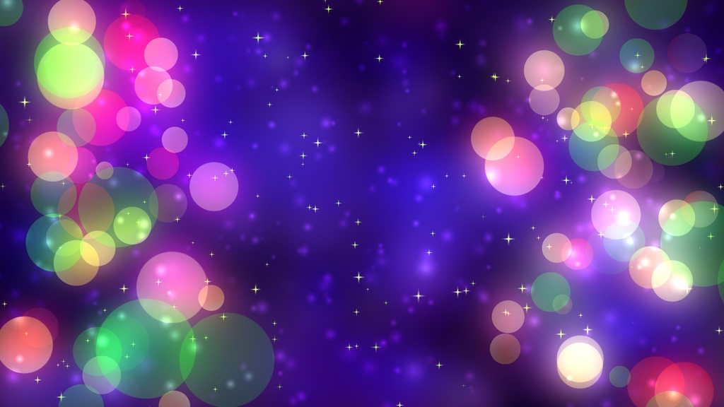 縦横各4種【ループ背景映像素材】幻想的なイルミネーションのシームレスなループ背景アニメーション