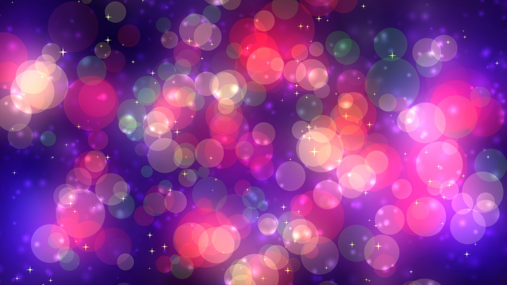 縦横各4種【ループ背景映像素材】幻想的なイルミネーションのシームレスなループ背景アニメーション