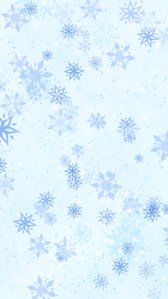 縦横各7種【ループ動画】美しく輝く雪の背景アニメーション/VJ/MV/配信/10s