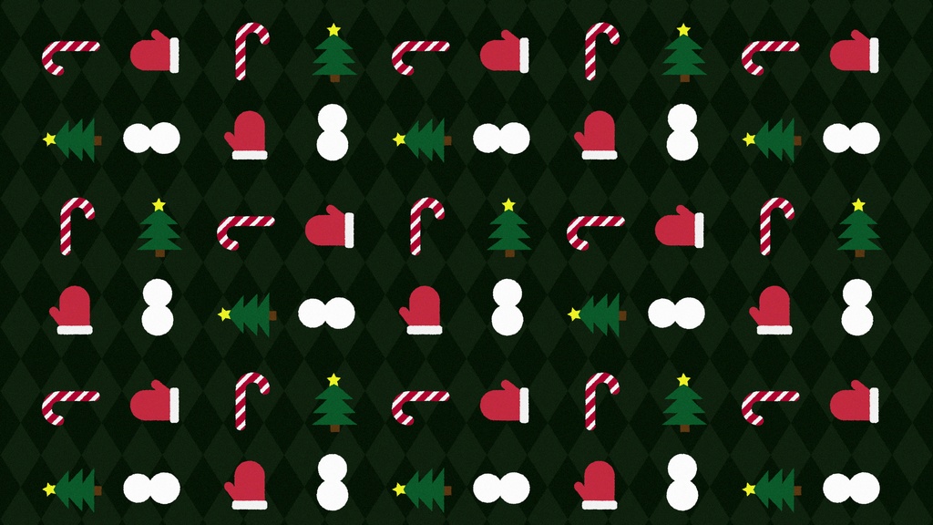 30秒ループ背景3種【クリスマスアニメーション壁紙】