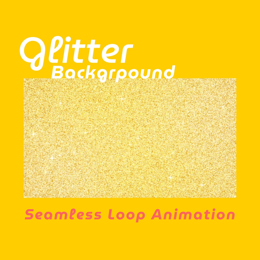 【キラキラ背景ループmp4】縦横6カラー/ゴージャスな演出にピッタリな派手派手キラキラ・シームレスループアニメーション