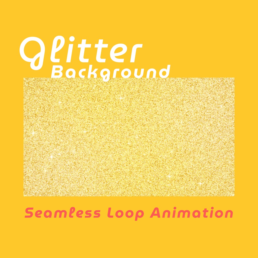 【ループ背景｜配信・動画】ゴージャスな演出にピッタリ！派手派手キラキラ✨アニメーション背景・縦横６カラー
