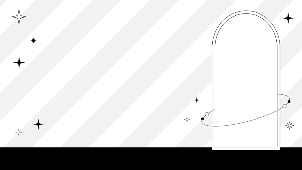 【配信向け素材セット】惑星デザインのかわいい背景アニメーション& 動く透過テキスト・縦横各5種・mp4