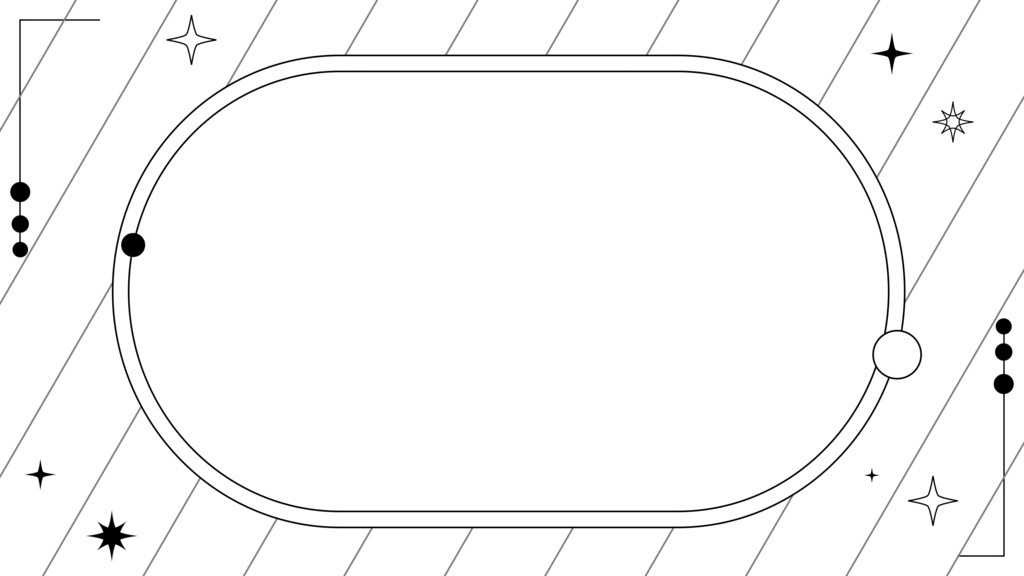 【配信向け素材セット】惑星デザインのかわいい背景アニメーション& 動く透過テキスト・縦横各5種・mp4