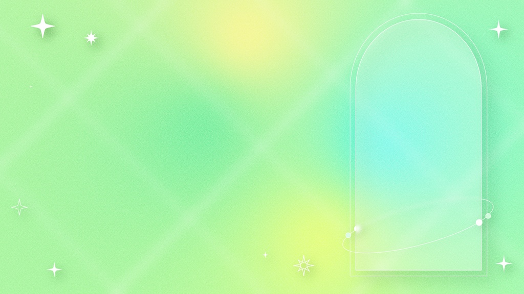 【配信向け素材セット】惑星デザインのかわいい背景アニメーション& 動く透過テキスト・縦横各5種・mp4