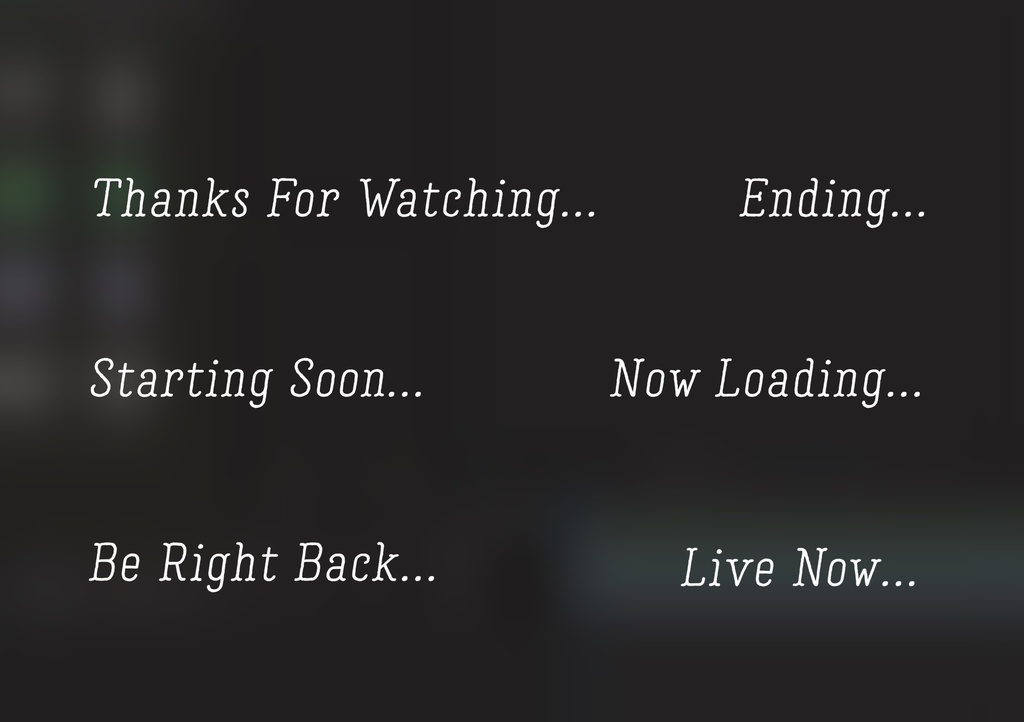 【配信向け素材セット】惑星デザインのかわいい背景アニメーション& 動く透過テキスト・縦横各5種・mp4