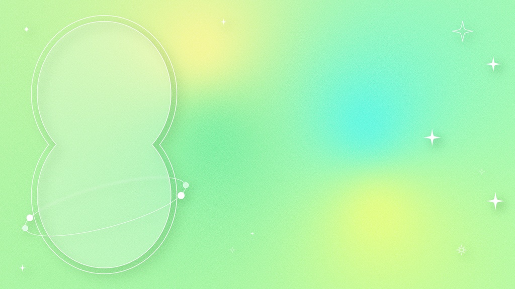 【配信向け素材セット】惑星デザインのかわいい背景アニメーション& 動く透過テキスト・縦横各5種・mp4