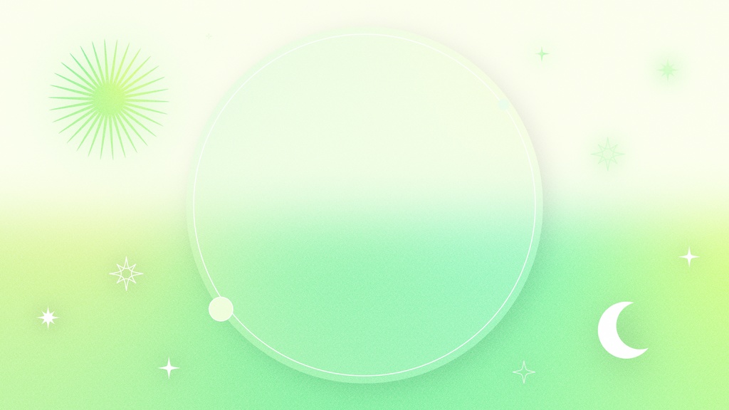 【配信向け素材セット】惑星デザインのかわいい背景アニメーション& 動く透過テキスト・縦横各5種・mp4