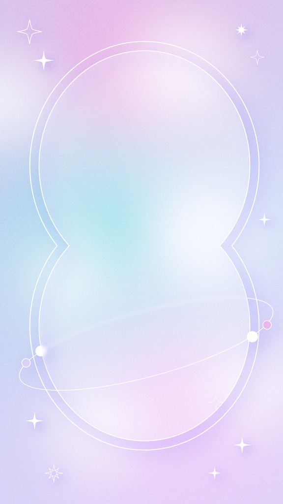 【配信向け素材セット】惑星デザインのかわいい背景アニメーション& 動く透過テキスト・縦横各5種