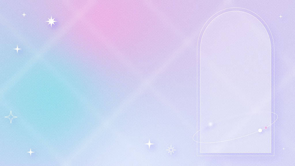 【配信向け素材セット】惑星デザインのかわいい背景アニメーション& 動く透過テキスト・縦横各5種