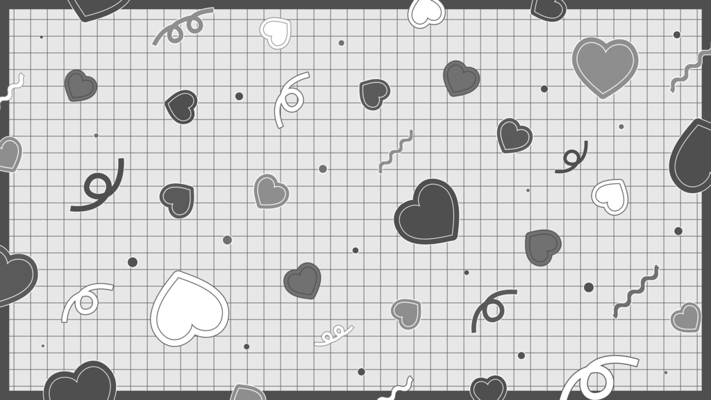 【ループ背景|配信・動画】レトロPOPでかわいい❤️縦横各5カラー/シームレスループ10秒アニメーション