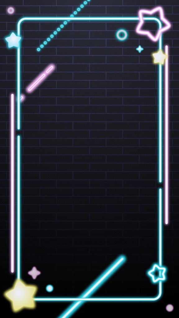 【配信背景】可愛く動く✨ネオンライト風背景アニメーション12種