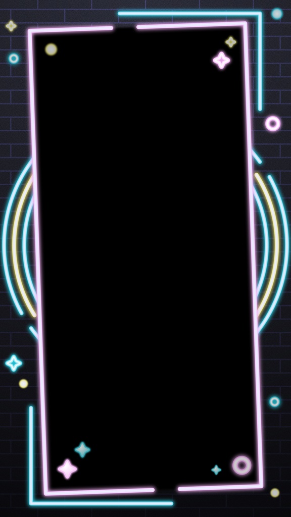 【配信背景】可愛く動く✨ネオンライト風背景アニメーション12種