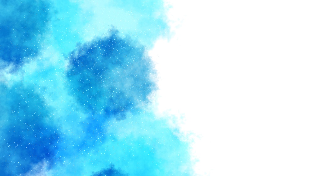 【ループ背景|配信・動画】青色の水彩絵の具で描いたような美しい背景アニメーション🎨mp4・縦横各10種