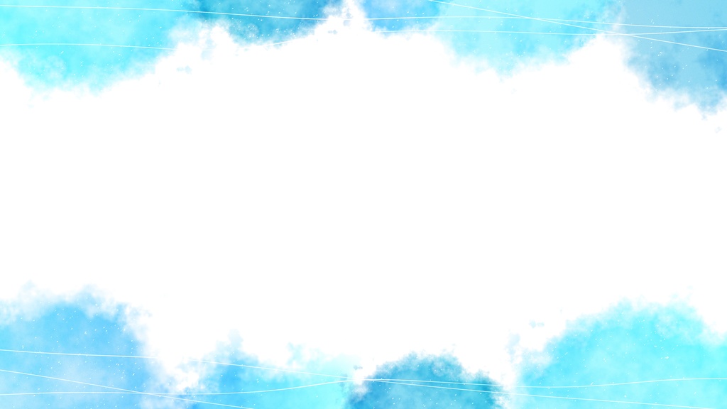 【ループ背景|配信・動画】青色の水彩絵の具で描いたような美しい背景アニメーション🎨mp4・縦横各10種