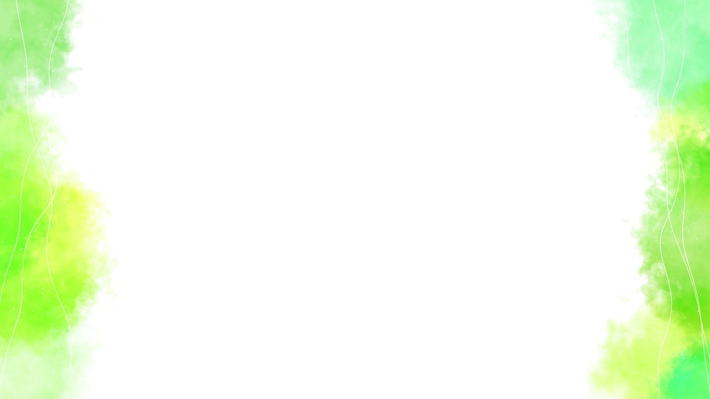 【ループ背景|配信・動画】緑色の水彩絵の具で描いたような美しい背景アニメーション🎨mp4・縦横各10種