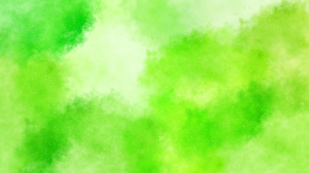 【ループ背景|配信・動画】緑色の水彩絵の具で描いたような美しい背景アニメーション🎨mp4・縦横各10種