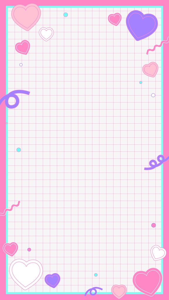 【ループ背景|配信・動画】レトロポップなフレーム背景!ハートや図形が可愛く動くループアニメーション全8種・mp4・10秒ループ