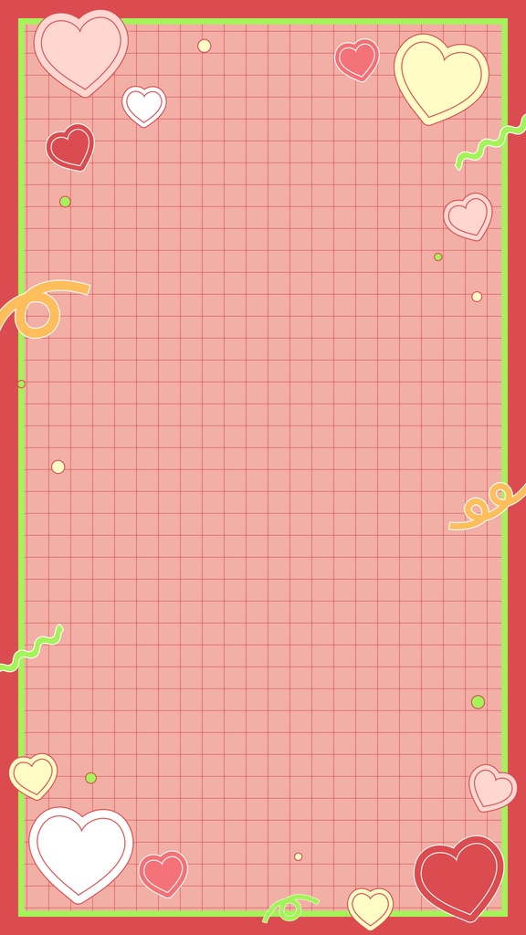 【ループ背景|配信・動画】レトロポップなフレーム背景!ハートや図形が可愛く動くループアニメーション全8種・mp4・10秒ループ