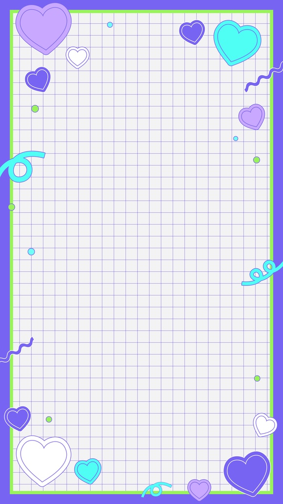 【ループ背景|配信・動画】レトロポップなフレーム背景!ハートや図形が可愛く動くループアニメーション全8種・mp4・10秒ループ