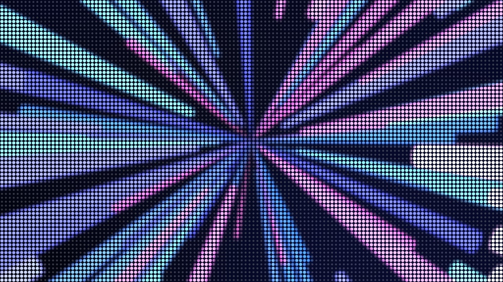 【ループ背景|配信・動画】音楽演出に!電光掲示板風 背景アニメーション12種・mp4・10秒ループ