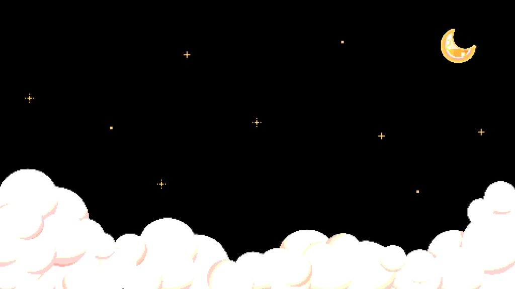 【ループ背景|配信・動画】8bitレトロゲーム風空の背景アニメーション全14種・mp4・10秒ループ