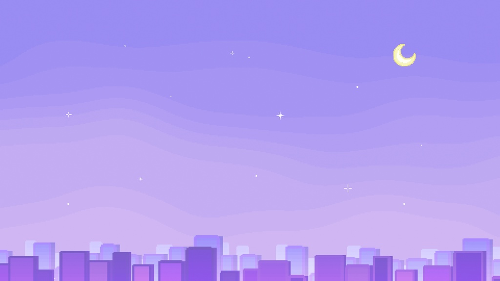 【ループ背景|配信・動画】8bitレトロゲーム風空の背景アニメーション全14種・mp4・10秒ループ