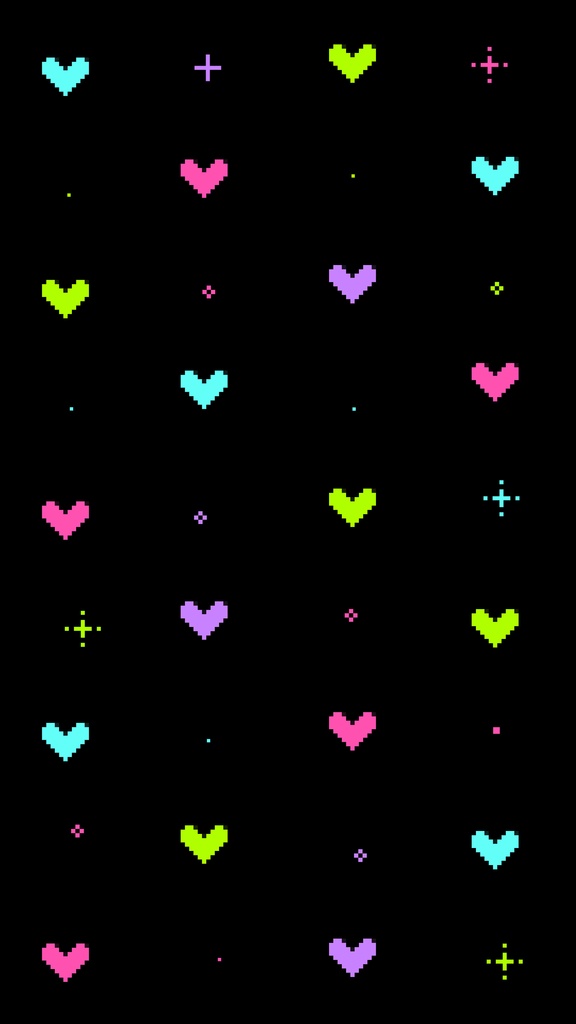 【ループ背景|配信・動画】ドット絵が可愛い!レトロゲーム風ハートのアニメーション全8種・mp4・透過mov・10秒ループ