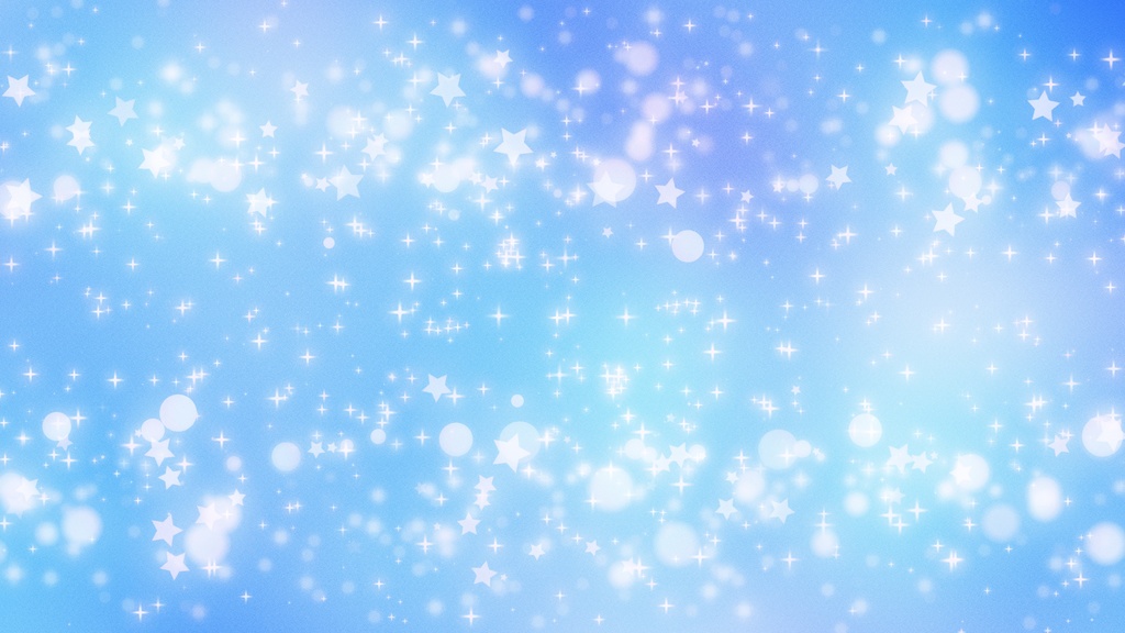 【ループ背景|配信・動画】幻想的な演出におすすめ!キラキラグラデーション背景全7種セット・青・水色・グリーン系・mp4・10秒ループ
