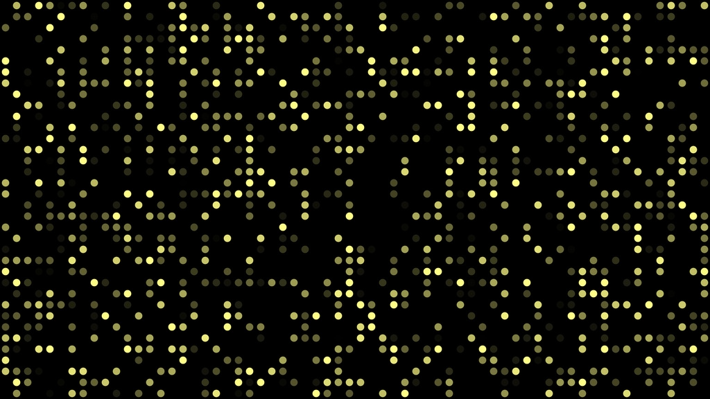 【ループ背景|配信・動画】色鮮やかなLED風ドットがランダムに点滅する背景アニメーション・mp4・10秒ループ