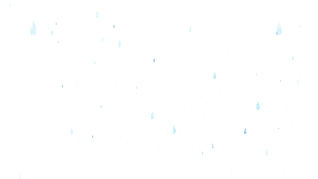 【ループ背景・透過エフェクト】かわいい雨のアニメーションと美しいグラデーション背景・mp4・透過mov