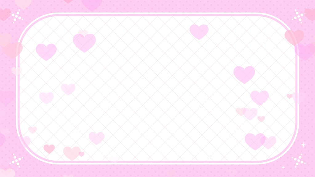 【ループ背景|配信・動画】 推しカラー演出!ハートが溢れるカワイイループ背景アニメーション全10種❤️mp4・10秒ループ