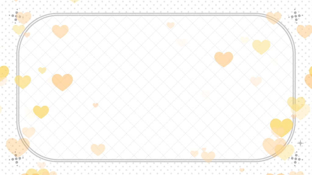 【ループ背景|配信・動画】モノトーンに推しカラーのハートが可愛い♡ループ背景アニメーション全10種・mp4・10秒