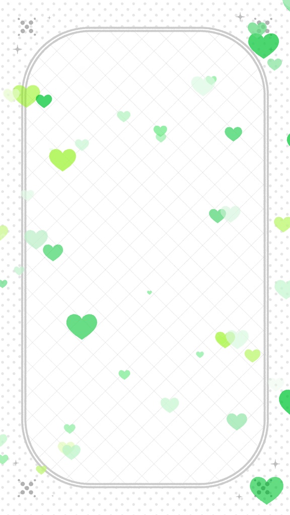 【ループ背景|配信・動画】モノトーンに推しカラーのハートが可愛い♡ループ背景アニメーション全10種・mp4・10秒