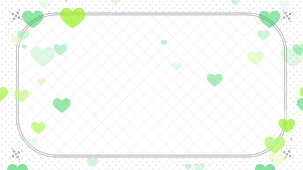 【ループ背景|配信・動画】モノトーンに推しカラーのハートが可愛い♡ループ背景アニメーション全10種・mp4・10秒