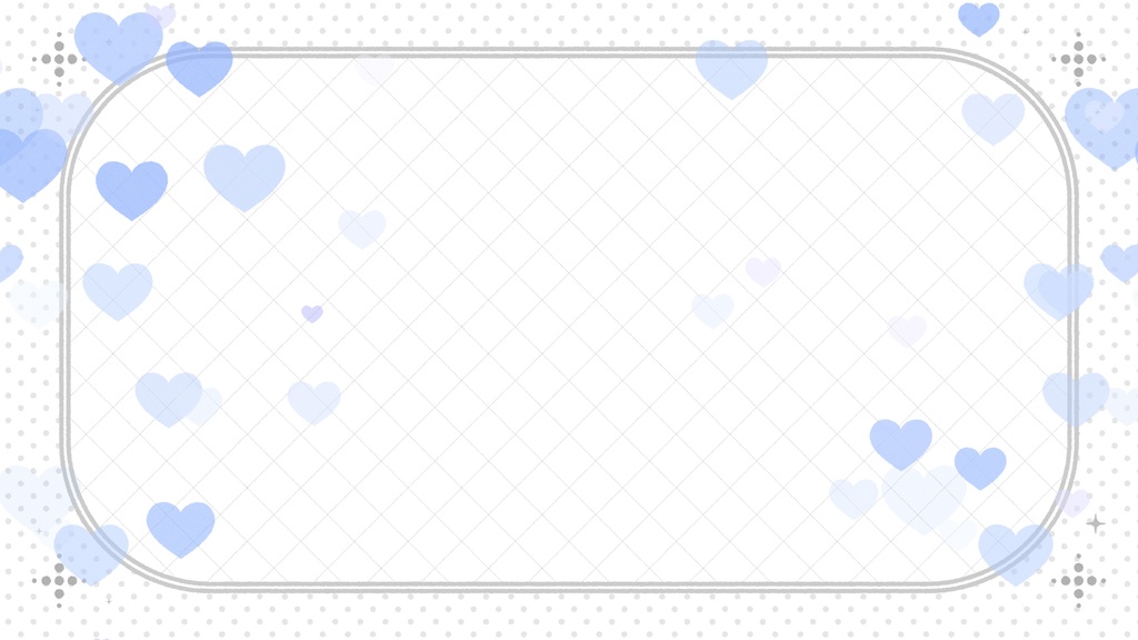 【ループ背景|配信・動画】モノトーンに推しカラーのハートが可愛い♡ループ背景アニメーション全10種・mp4・10秒