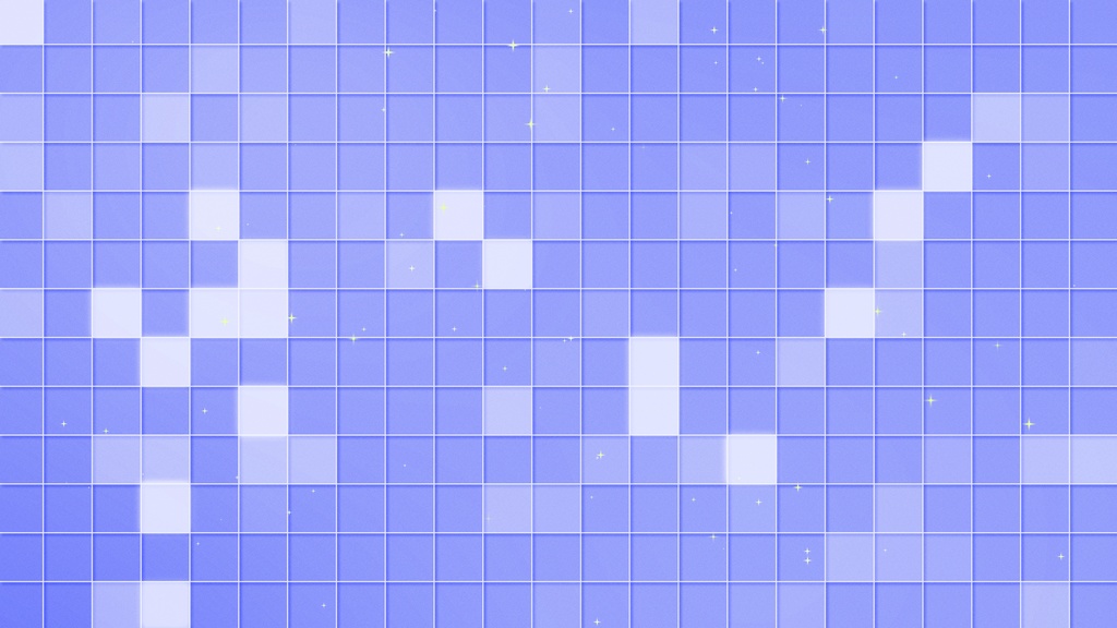 【ループ背景|配信・動画】 ランダムに光るグリッドとキラキラ背景アニメーション全5カラー・10秒ループ・mp4