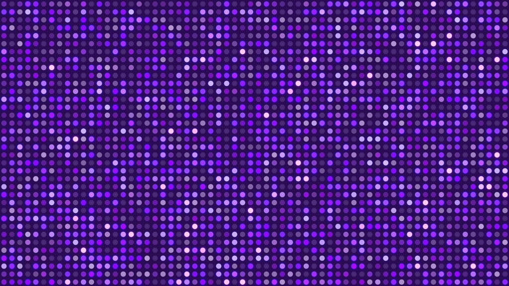 【ループ背景|配信・動画】POPでかわいいドットが点滅するカラフルな背景アニメーション・10秒ループ・mp4