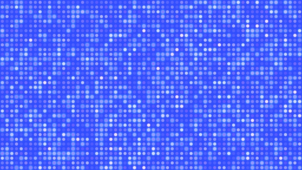 【ループ背景|配信・動画】POPでかわいいドットが点滅するカラフルな背景アニメーション・10秒ループ・mp4