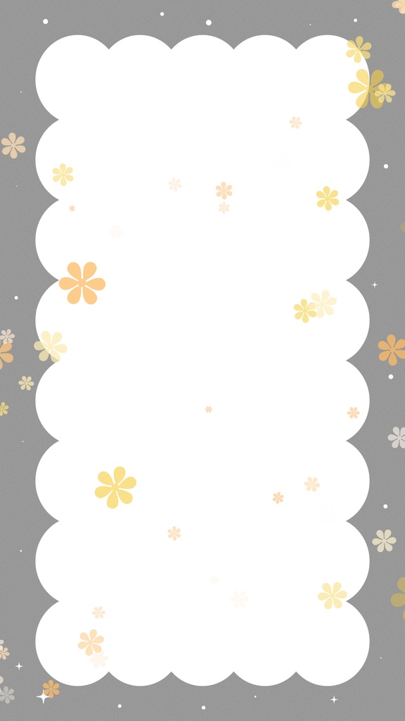 【ループ背景|配信・動画】モノトーンフレームに推しカラーの花で可愛い🌸ループ背景アニメーション全10種・mp4