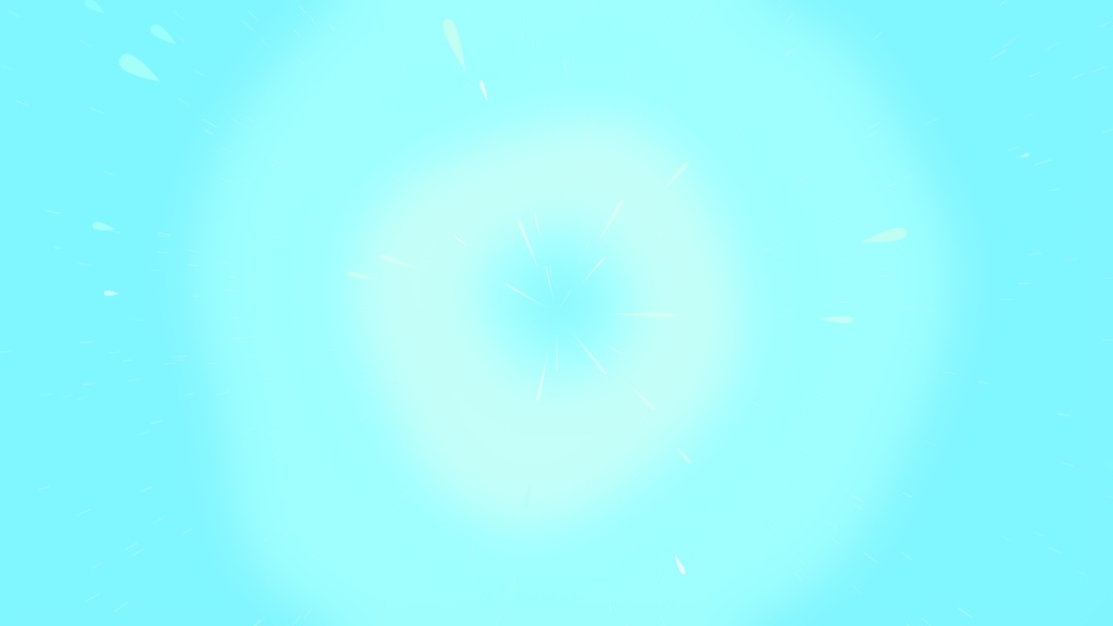 【ループ背景|配信・動画】水が中心から弾ける爽やかなループ背景アニメーション全4種・mp4・10秒ループ