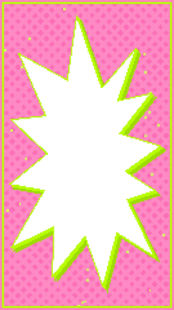 【ループ背景|配信・動画】8bitレトロゲーム風!POPなコミック爆発インパクトフレーム背景・全14種・mp4・10秒ループ