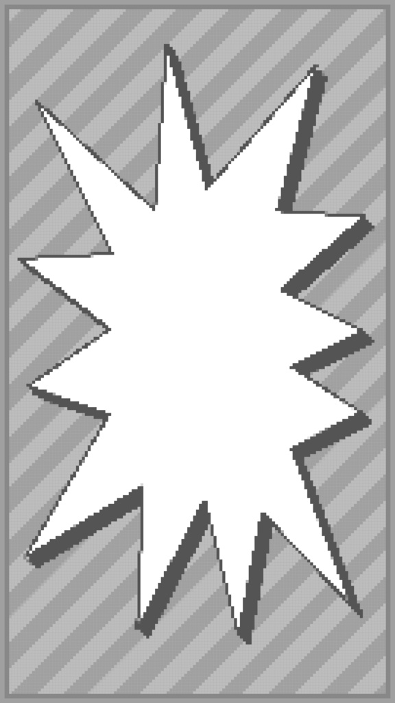 【ループ背景|配信・動画】8bitレトロゲーム風!POPなコミック爆発インパクトフレーム背景・全14種・mp4・10秒ループ