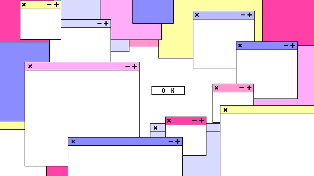 【配信・動画】可愛いPC画面風🖥️配信に便利なオープニング、エンディング、トランジション、タイトル動画セット