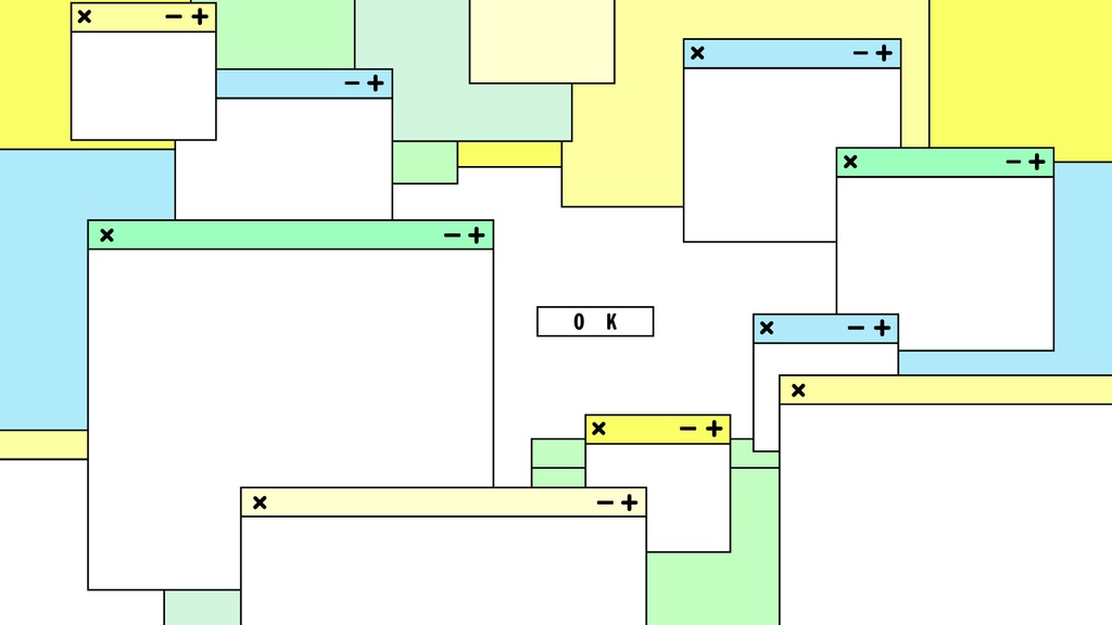【配信・動画】可愛いPC画面風🖥️配信に便利なオープニング、エンディング、トランジション、タイトル動画セット