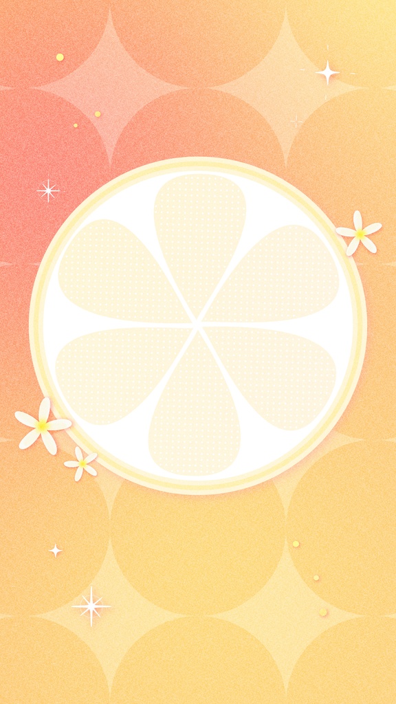 【ループ背景|透過FX】かわいい柑橘系ループ背景🍋🟩&透過デコ素材セット✨10秒ループ・mp4・透過mov