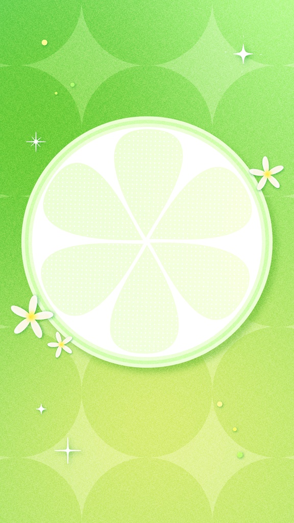 【ループ背景|透過FX】かわいい柑橘系ループ背景🍋🟩&透過デコ素材セット✨10秒ループ・mp4・透過mov