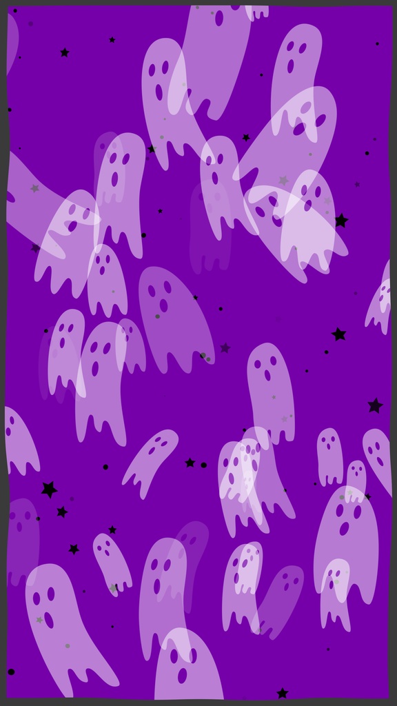 【ループ背景|配信・動画】ハロウィン背景18種⭐️可愛いおばけのアニメーション👻mp4・10秒ループ・縦横サイズ